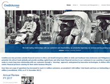 Tablet Screenshot of creditaccess.com